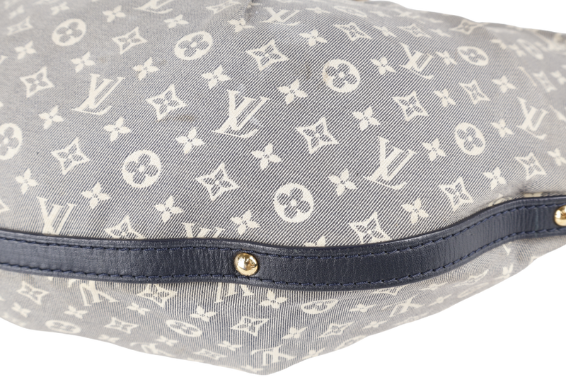 LOUIS VUITTON M40404 IDYLLE RHAPSODY MM NAVY BLUE MONOGRAM CANVAS GOLD HARDWARE WITH DUST COVER