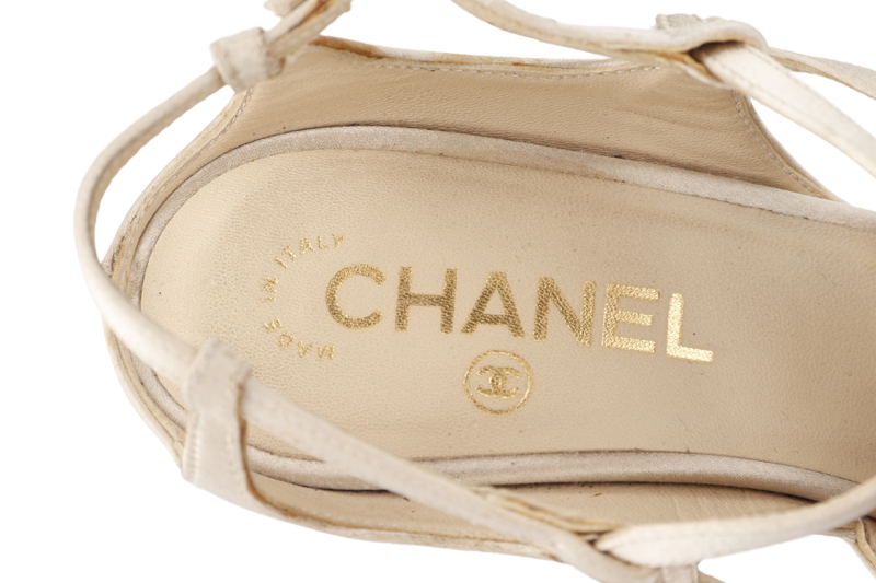 CHANEL SLINGBACK SANDALS SIZE 39