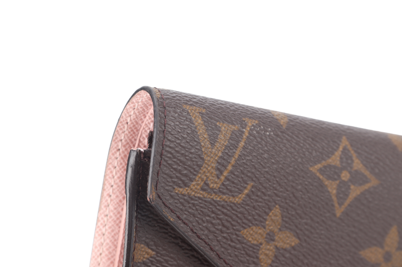 LOUIS VUITTON M62360 VICTORINE WALLET MONOGRAM COATED CANVAS GOLD HARDWARE NO DUST COVER
