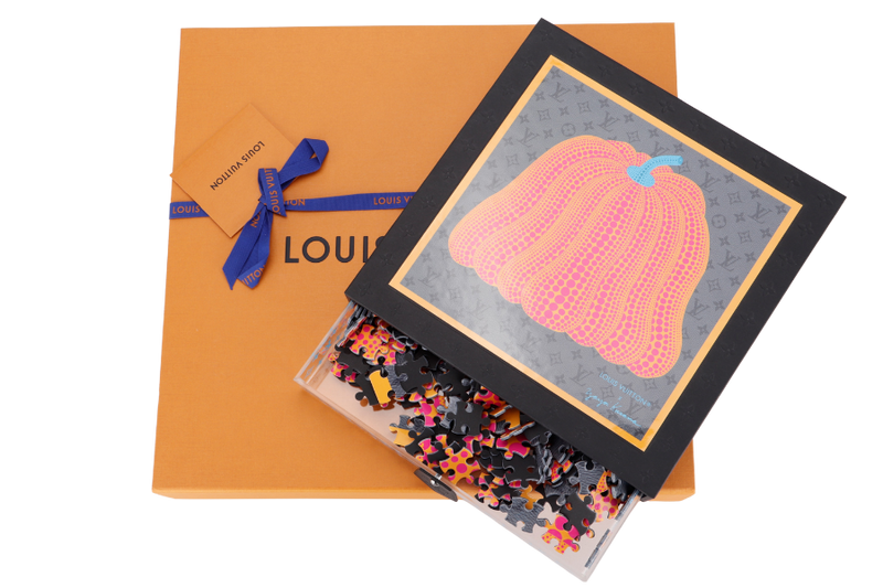 LOUIS VUITTON GI0894 LOUIS VUITTON & YAYOI KUSAMA PUMPKIN JIGSAW PUZZLE, WITH BOX