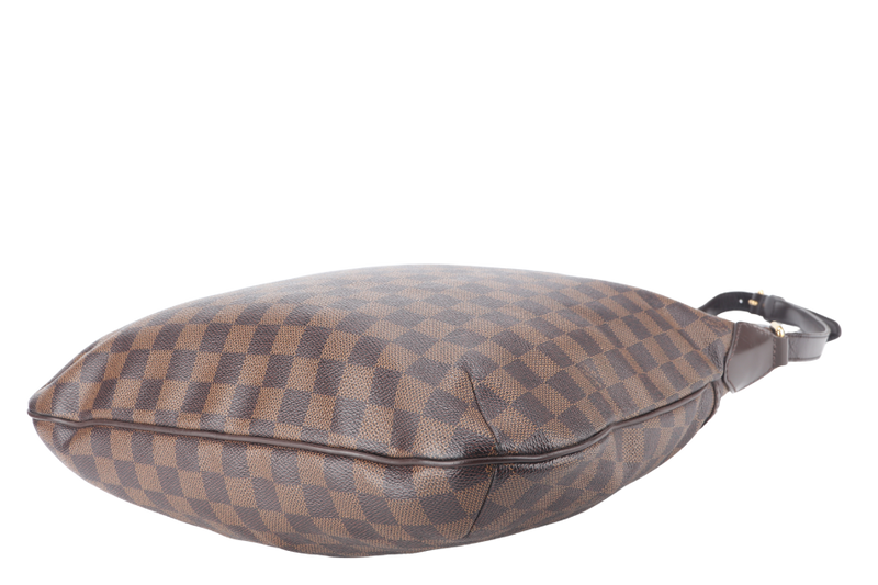 LOUIS VUITTON N42250 BLOOMSBURY GM DAMIER EBENE CANVAS GOLD HARDWARE WITH DUST COVER