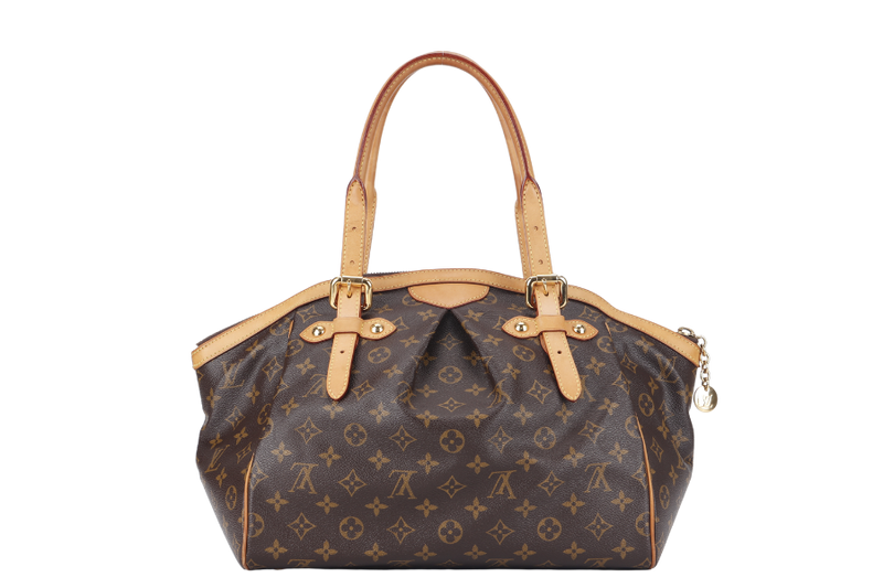 LOUIS VUITTON TIVOLI GM (M40146) MONOGRAM CANVAS GOLD HARDWARE WITH DUST COVER