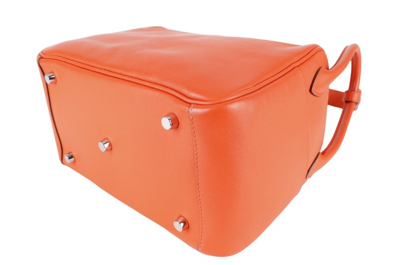 HERMES LINDY 26 CAPUCINE SWIFT LEATHER PHW STAMP A (YEAR 2017) WITH DUST COVER