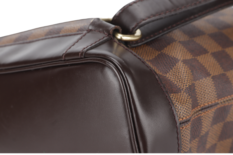 LOUIS VUITTON SOHO BACKPACK (N51132) DAMIER EBENE CANVAS GOLD HARDWARE NO DUST COVER