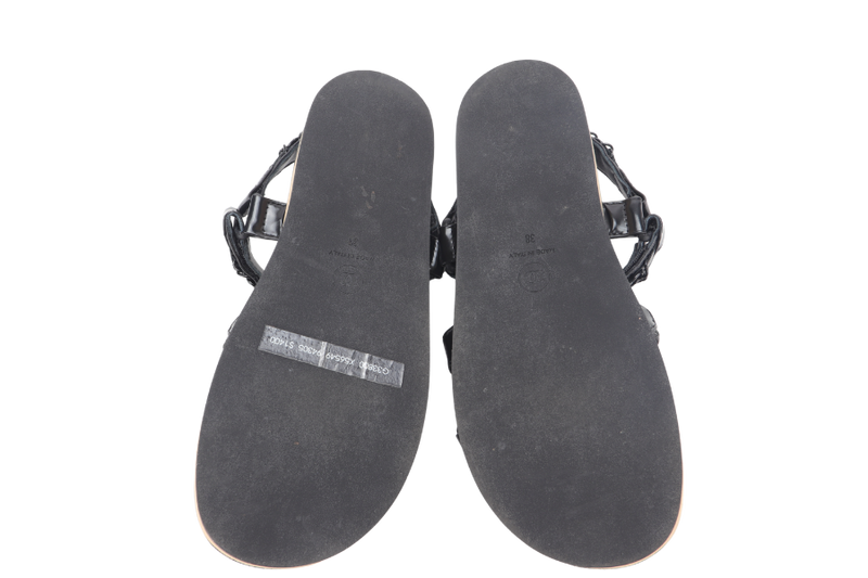 CHANEL DAO SANDALS EU SIZE 38 WITH DUST COVER AND BOX