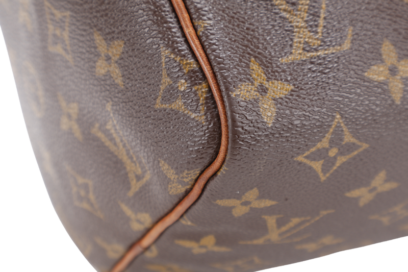 LOUIS VUITTON SPEEDY 30 MONOGRAM CANVAS GOLD HARDWARE NO DUST COVER