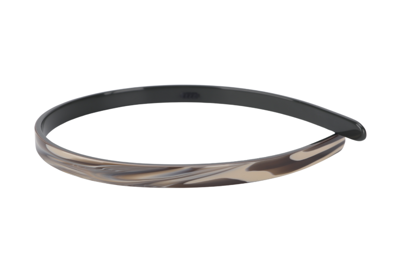 ALEXANDRE DE PARIS (A.D.P) TIMELESS ONYX HEADBAND