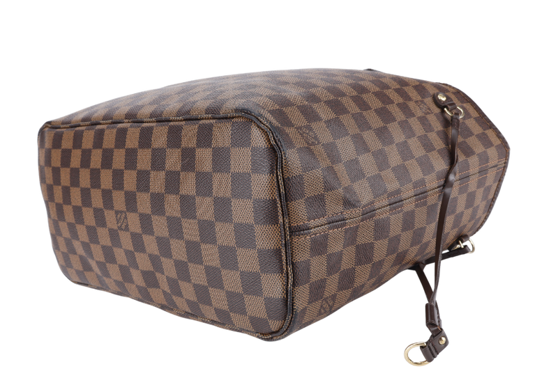 LOUIS VUITTON NEVERFULL MM (N40600) DAMIER EBENE CANVAS GOLD HARDWARE NO DUST COVER