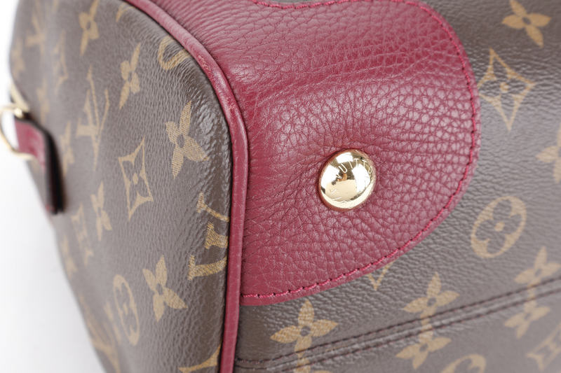 LOUIS VUITTON RETIRO NM AURORE MONOGRAM CANVAS GOLD HARDWARE WITH STRAPS, LOCK&KEYS AND DUST COVER