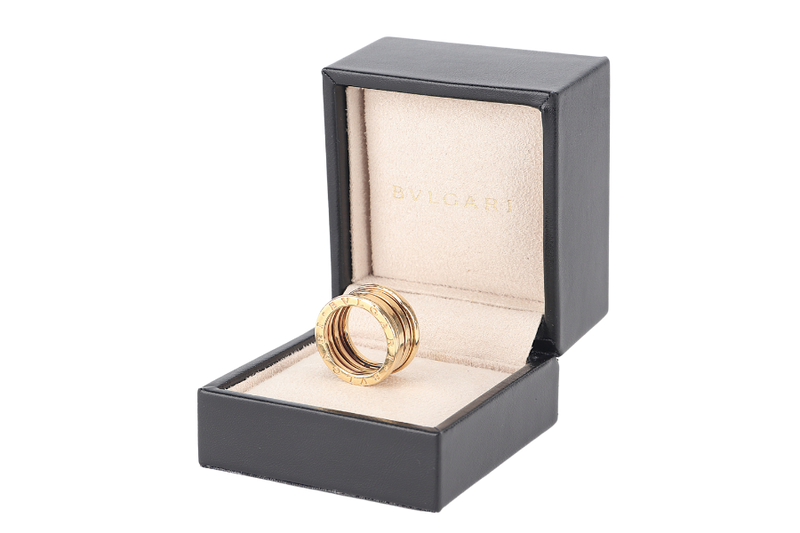 BVLGARI B.ZERO 1 RING 18K YG SIZE 50 WITH BOX