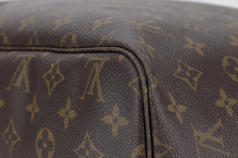 LOUIS VUITTON NEVERFULL GM (M40157) MONOGRAM CANVAS GOLD HARDWARE WITH DUST COVER