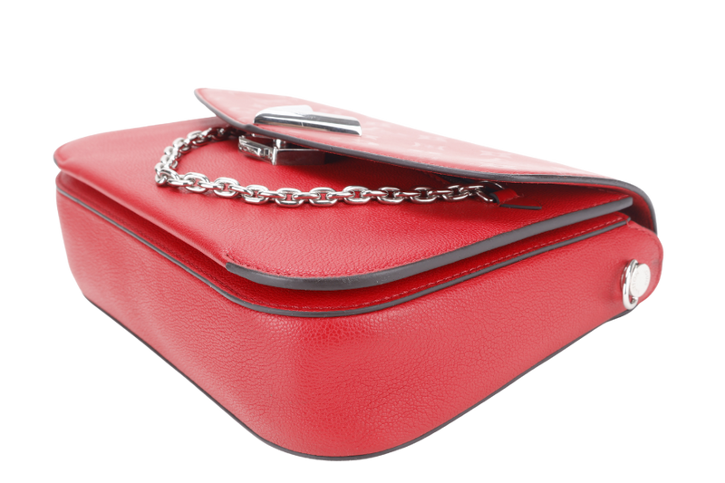 LOUIS VUITTON VERY MESSENGER (M51682) RUBIS MONOGRAM LEATHER GOLD HARDWARE WITH SLING AND DUST COVER