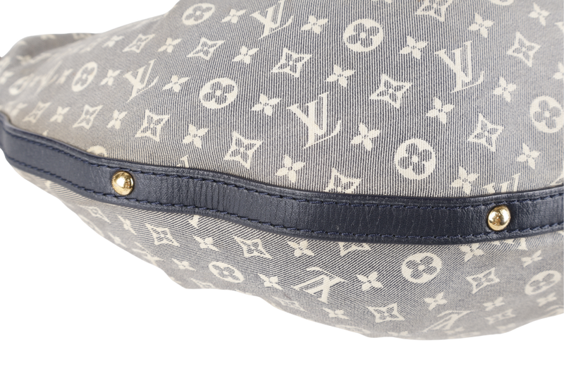 LOUIS VUITTON M40404 IDYLLE RHAPSODY MM NAVY BLUE MONOGRAM CANVAS GOLD HARDWARE WITH DUST COVER