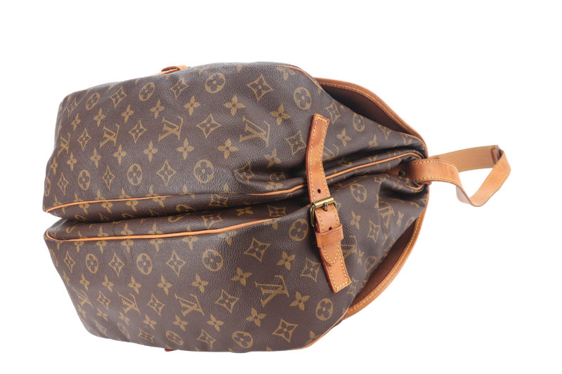 LOUIS VUITTON M42256 SAUMUR 35 MONOGRAM CANVAS GOLD HARDWARE NO DUST COVER
