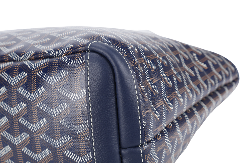 GOYARD ARTOIS PM BAG NAVY BLUE COLOR WITH DUST COVER