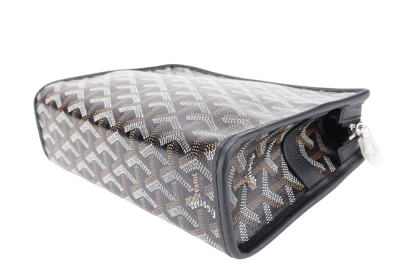 GOYARD JOUVENCE PM TOILETRY BAG BLACK COLOR WITH DUST COVER