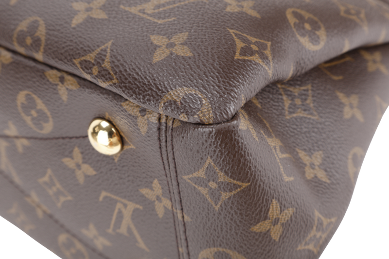 LOUIS VUITTON PALLAS MM MONOGRAM CERISE INTERIOR CANVAS GOLD HARDWARE WITH STRAPS AND DUST COVER