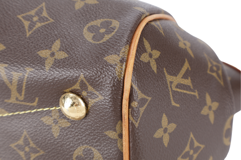 LOUIS VUITTON M40143 TIVOLI PM MONOGRAM COATED CANVAS GOLD HARDWARE NO DUST COVER