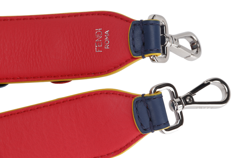 FENDI FLORAL STRAP YOU SILVER HARDWARE, WITH DUST COVER