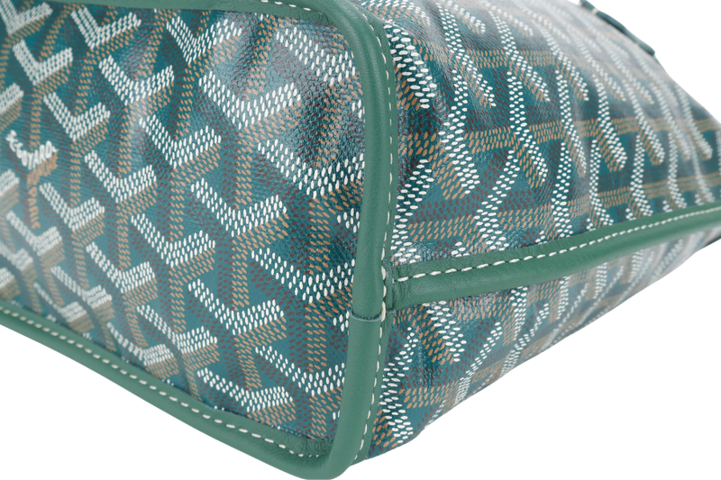 GOYARD ANJOU MINI BAG GREEN COLOR WITH DUST COVER