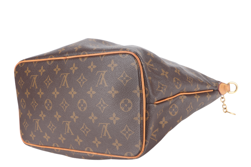 LOUIS VUITTON PALERMO M40145 PM MONOGRAM CANVAS GOLD HARDWARE WITH DUST COVER