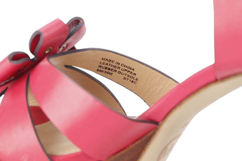 MICHAEL KORS FLOWER HEELS PINK LEATHER SIZE 6M