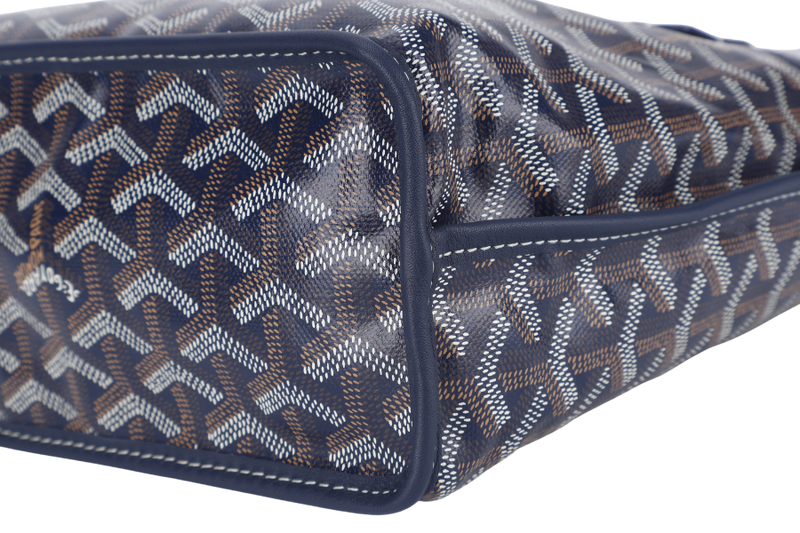 GOYARD ANJOU MINI BAG NAVY BLUE COLOR WITH DUST COVER