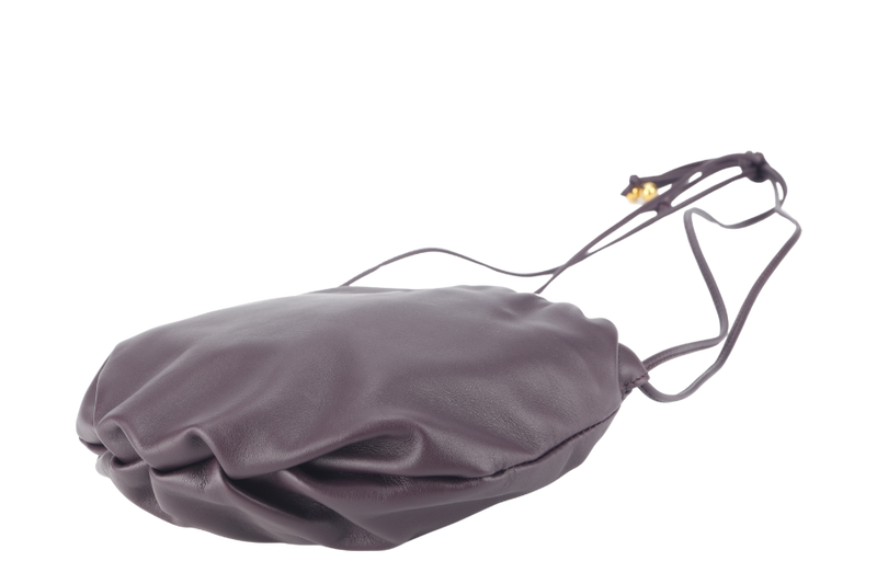 BOTTEGA VENETA MINI BULB PURPLE CALFSKIN LEATHER WITH DUST COVER AND BOX
