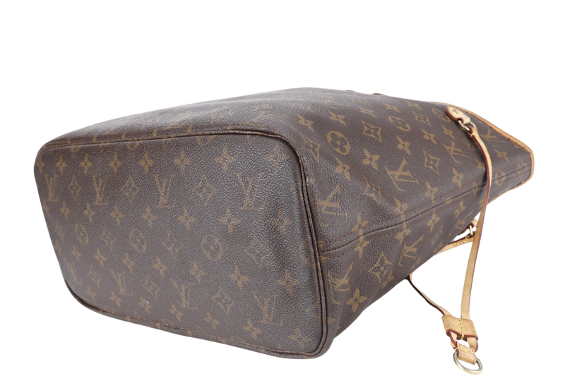 LOUIS VUITTON NEVERFULL M46975 MONOGRAM CANVAS GOLD HARDWARE NO DUST COVER