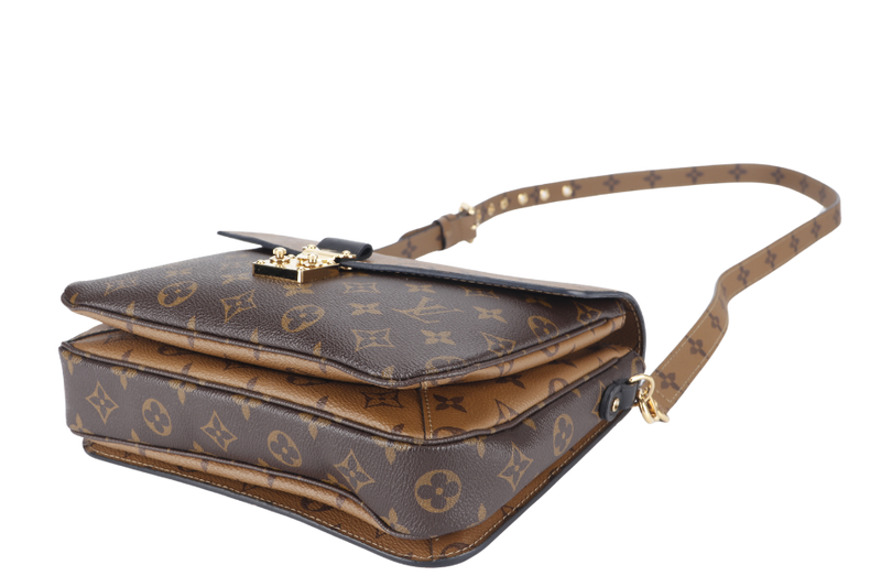 LOUIS VUITTON POCHETTE METIS (M44876) MONOGRAM REVERSE COATED CANVAS WITH DUST COVER