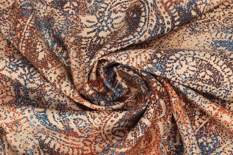 HERMES SILK SCARF INDIAN DUST BROWN WITH BOX
