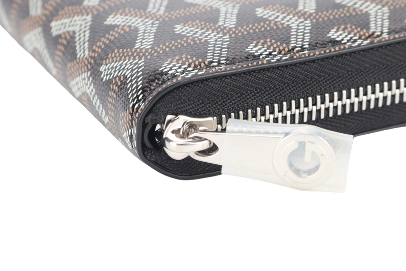 GOYARD MATIGNON WALLET BLACK & BROWN WITH BOX