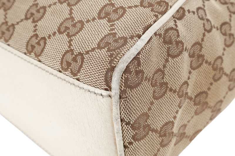 GUCCI SUKEY BAG MEDIUM BEIGE GG CANVAS GOLD HARDWARE NO DUST COVER