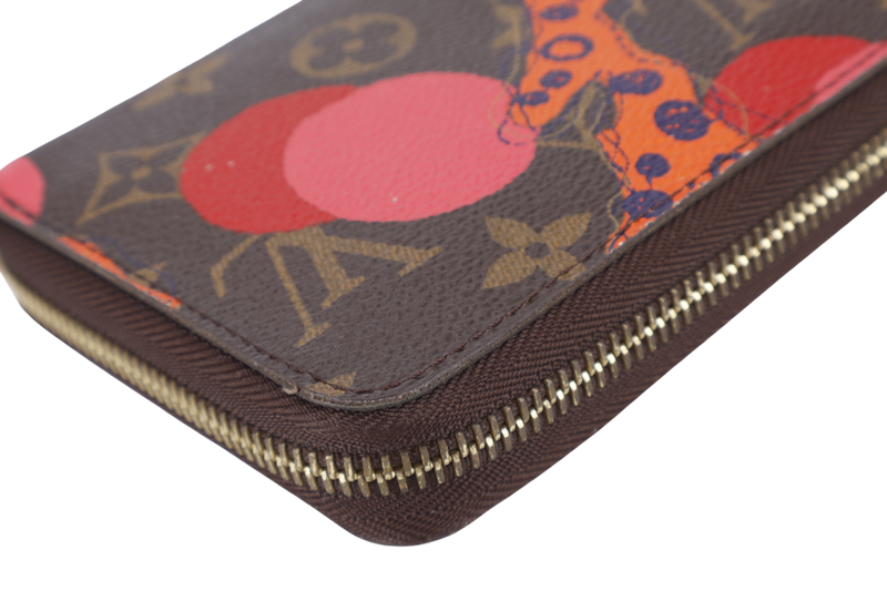 LOUIS VUITTON M60927 MONOGRAM CANVAS RAMAGES ZIPPY WALLET WITH DUST COVER AND B0X