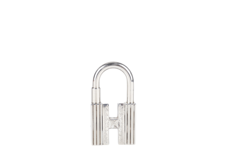 HERMES TOUREG SV925 H LOCK TRIBE NECKLACE WITH RED LEATHER STRAP WITH BOX
