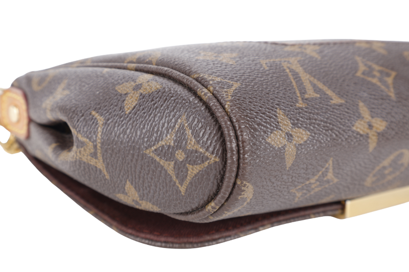 LOUIS VUITTON M40718 FAVOURITE MM MONOGRAM GOLD HARDWARE NO DUST COVER
