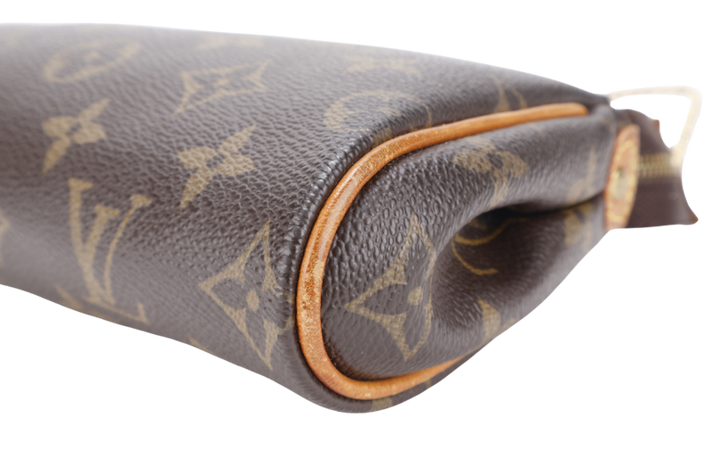 LOUIS VUITTON EVA MONOGRAM CLUTCH WITH STRAPS NO DUST COVER