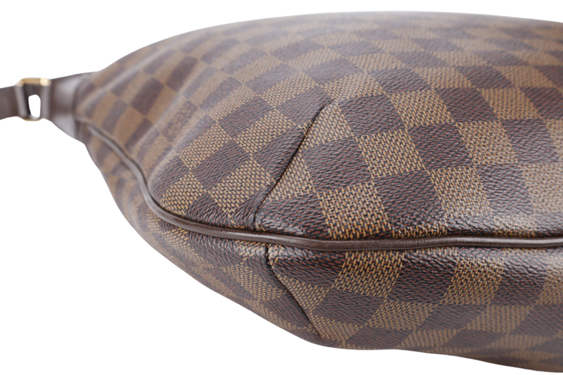 LOUIS VUITTON BLOOMSBURY GM DAMIER EBENE GOLD HARDWARE NO DUST COVER