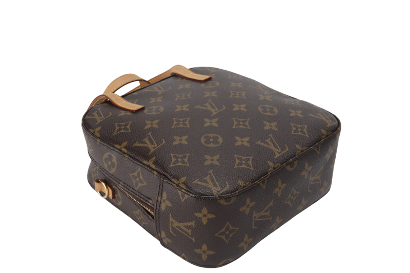 LOUIS VUITTON SPONTINI MONOGRAM (M47500) CANVAS GOLD HARDWARE WITH STRAP AND DUST COVER