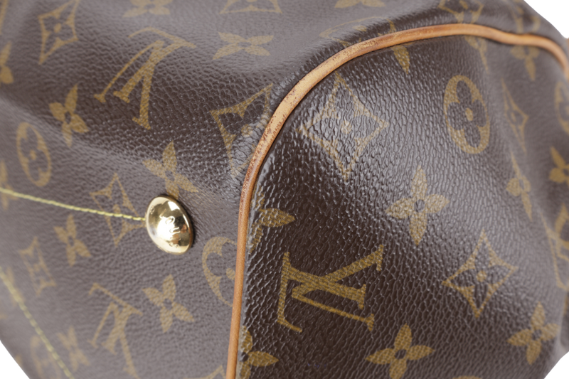 LOUIS VUITTON M40144 TIVOLI GM MONOGRAM CANVAS GOLD HARDWARE WITH DUST COVER