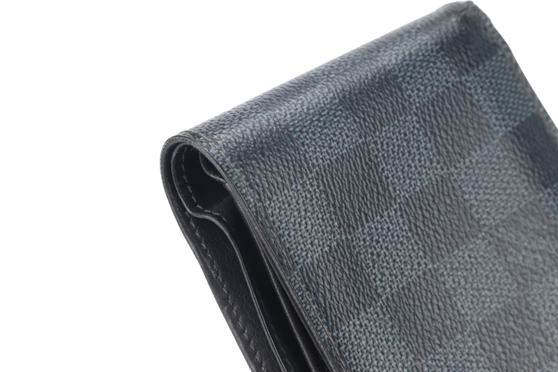 LOUIS VUITTON N60895 MULTIPLE DAMIER GRAPHITE WALLET BI-FOLD WITH DUST COVER AND BOX