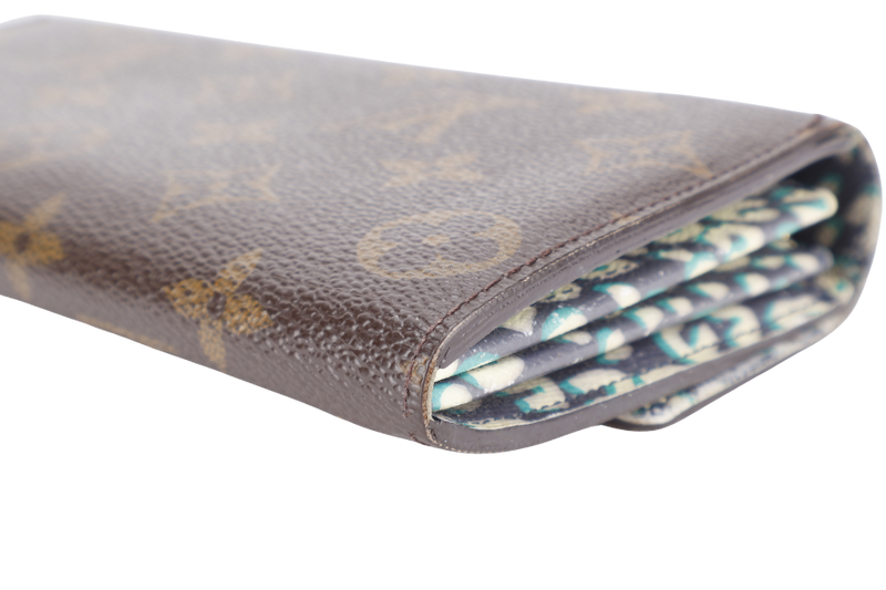 LOUIS VUITTON M67875 SARAH WALLET LEOPARD MONOGRAM CANVAS GOLD HARDWARE NO DUST COVER