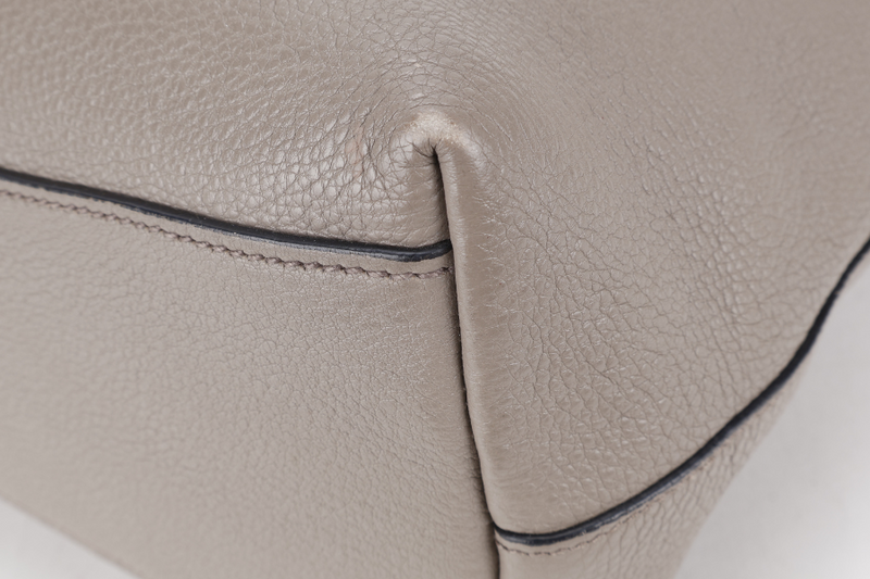 PRADA SAFFIANO LEATHER HANDBAG GOLD HARDWARE WITH DUST COVER AND CARD