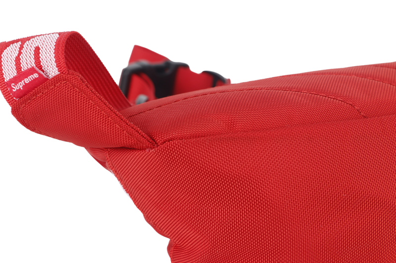 SUPREME RED CANVAS SS18 WAIST BAG NO DUST COVER