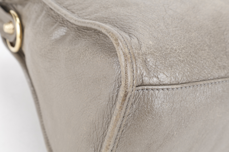 BALENCIAGA CLASSIC CITY KHAKI COLOR GOLD HARDWARE WITH DUST COVER