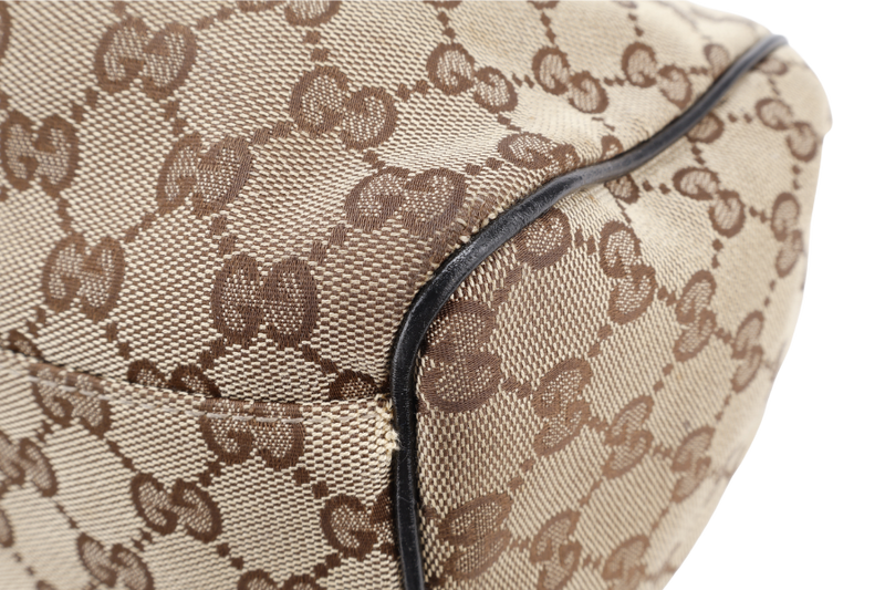 GUCCI SUKEY TOTE BAG BEIGE CANVAS WITH GOLD HARDWARE NO DUST COVER