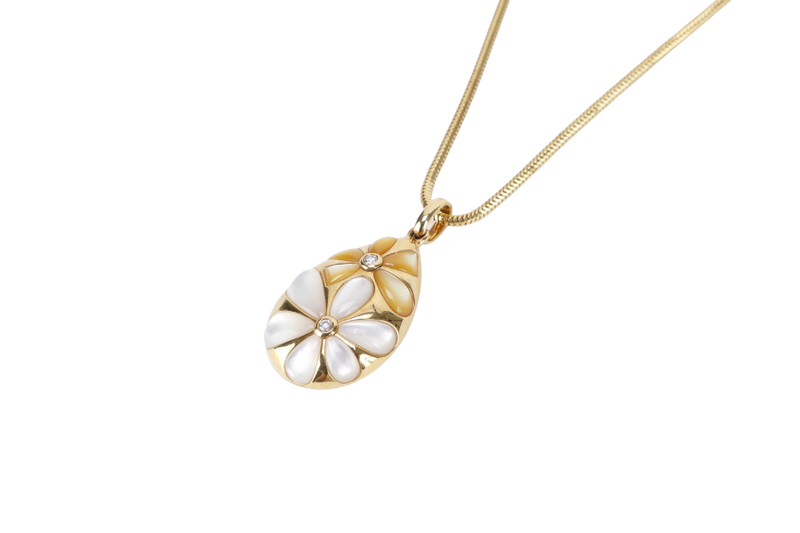 CTF 18K YG MOP PENDANT 5G