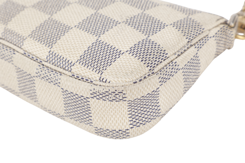 LOUIS VUITTON N58010 MINI POCHETTE DAMIER AZUR CANVAS NO DUST COVER