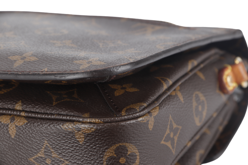 LOUIS VUITTON POCHETTE MÉTIS 24 (M44875) BROWN MONOGRAM CANVAS GOLD HARDWARE PL3106 NO DUST COVER