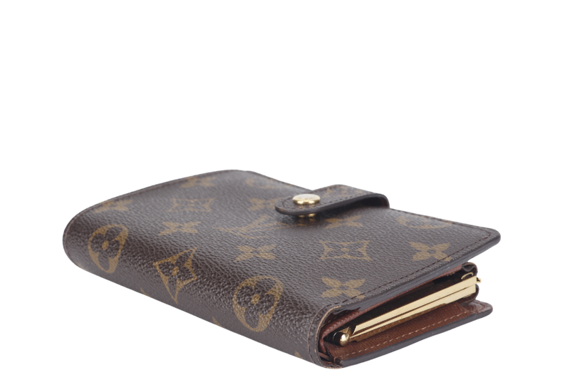 LOUIS VUITTON FRENCH WALLET (MI4007) MONOGRAM CANVAS GOLD HARDWARE